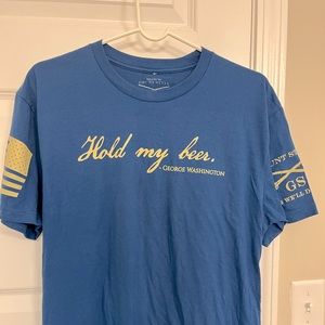 Grunt style “Hold my beer” shirt in Medium